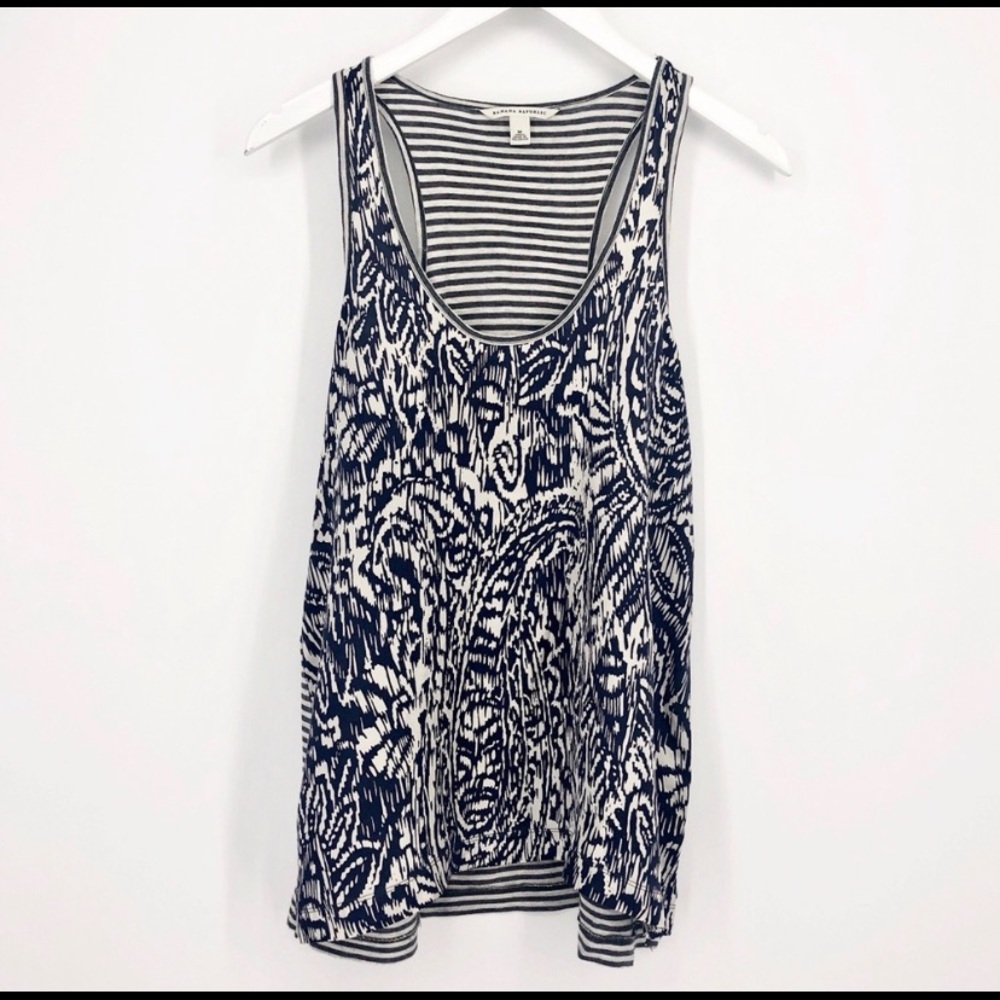 Banana Republic silk racer back tank